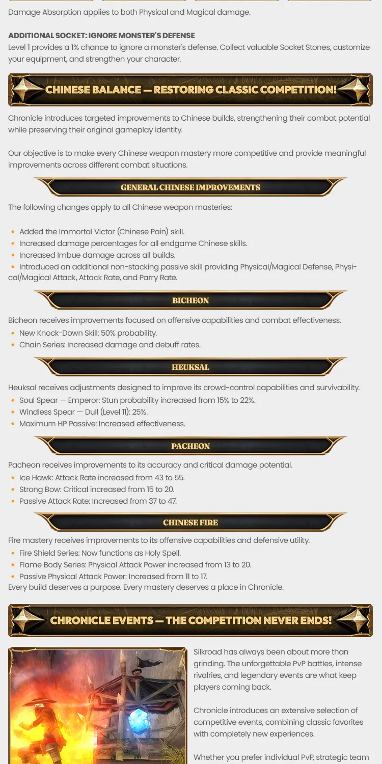 Silkroad Chronicle - 110 CAP | EU&CH | Klasik Silkroad Deneyimi | Silk Scroll Yok | Açık Pazar | Zerk Görevleri