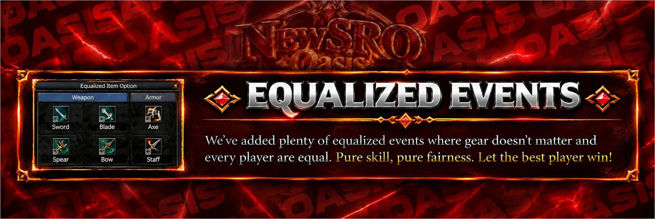 NewSRO - Oasis - 90 CAP | EU&CH | Long-Term | Hard Rates | Drop System