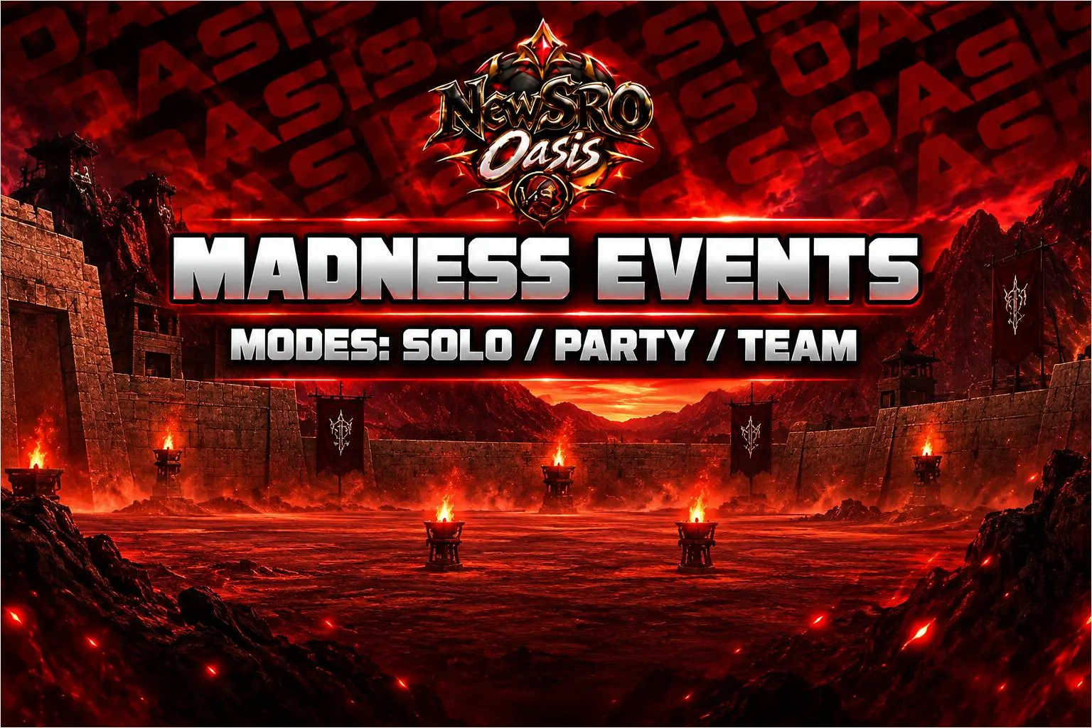 NewSRO - Oasis - 90 CAP | EU&CH | Long-Term | Hard Rates | Drop System