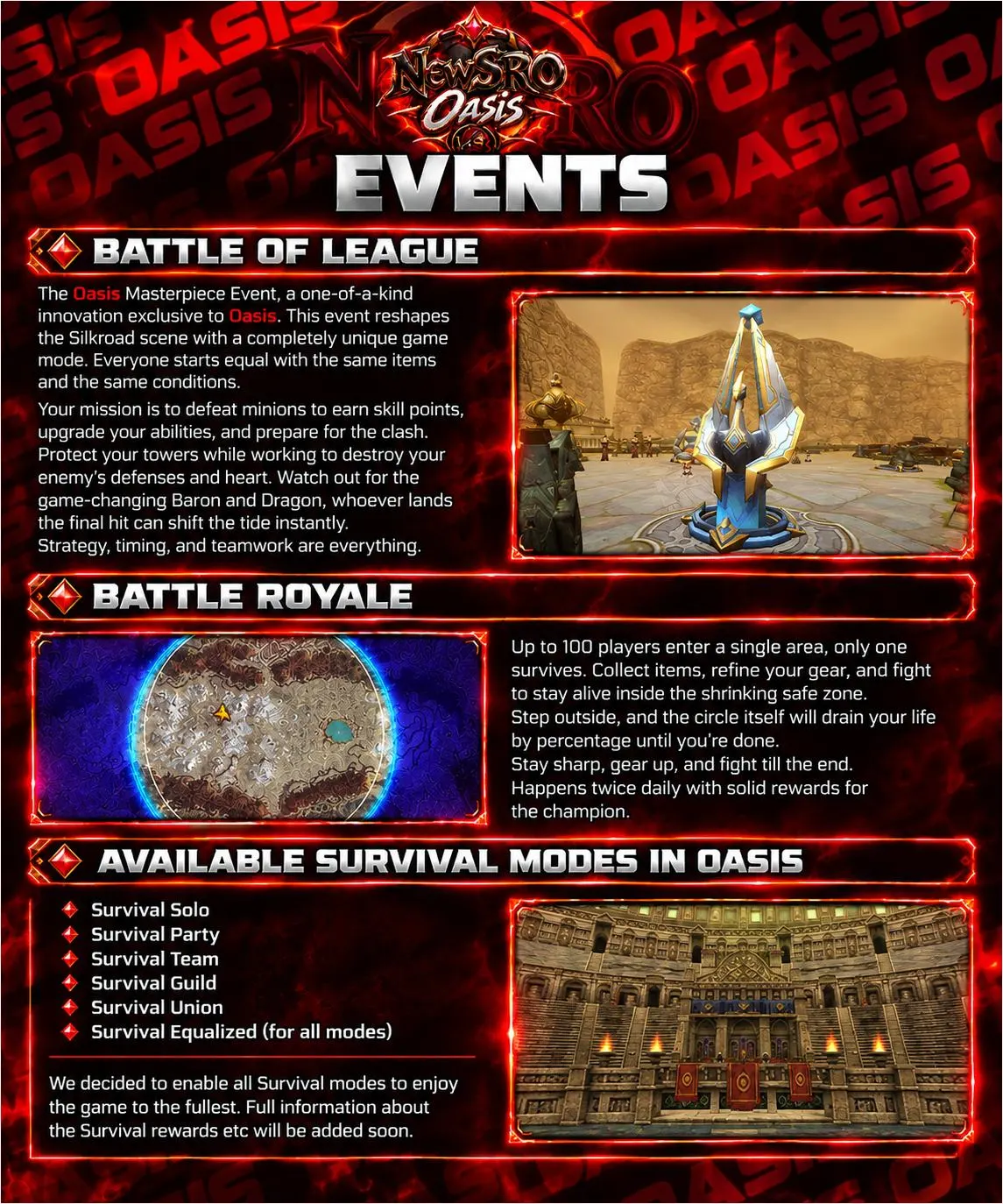 NewSRO - Oasis - 90 CAP | EU&CH | Long-Term | Hard Rates | Drop System