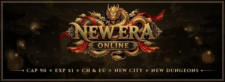 New Era Online - 90 CAP | EU&CH | 1X Rate | Yeni Şehir: Nanzhang | Mythic Trial