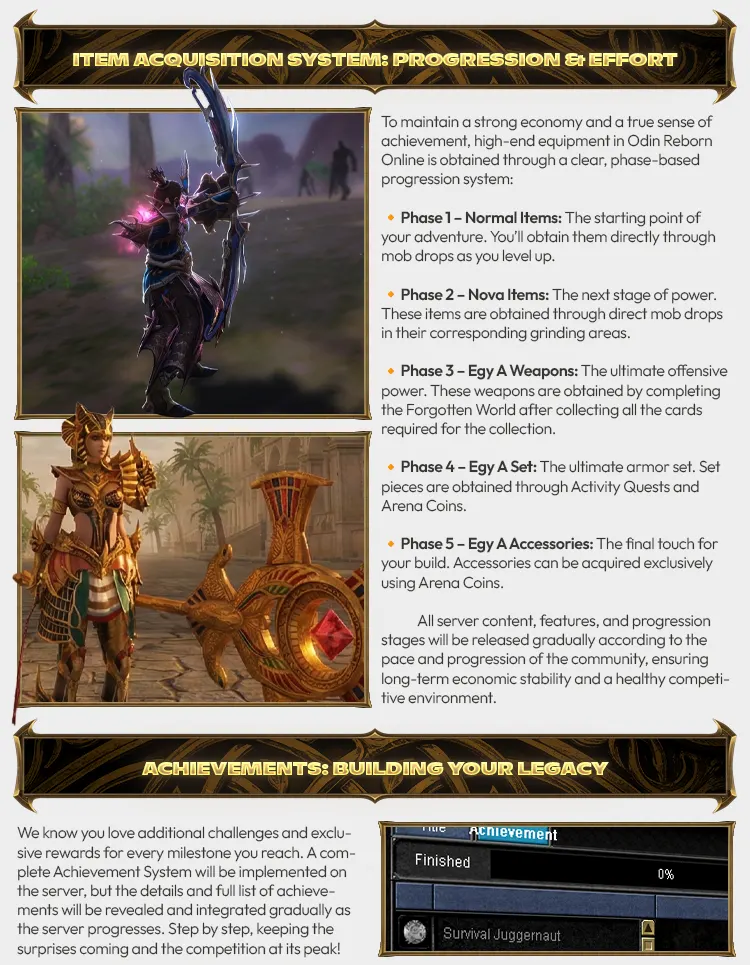 Odin-Reborn - 110 CAP | EU&CH | 110 Cap Upgrade