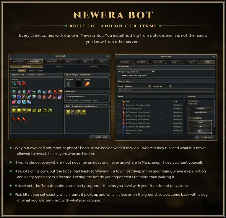 New Era Online - 90 CAP | EU&CH | 1X Rate | Yeni Şehir: Nanzhang | Mythic Trial