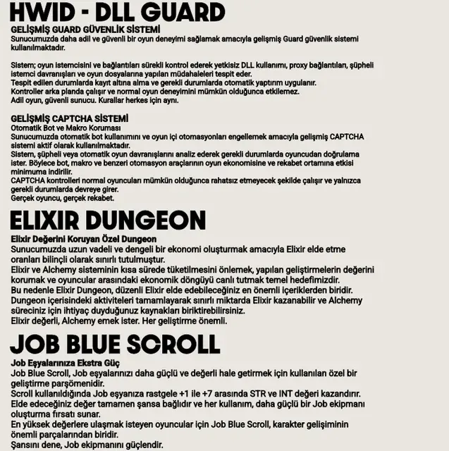 Hermes Online - 80 CAP | Sadece CH | Job Based | Adil Rekabet | DLL Guard & Captcha